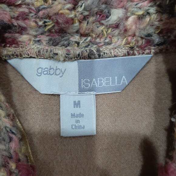 Unique mixed sweater yarn boho fall vest - Picture 12 of 12